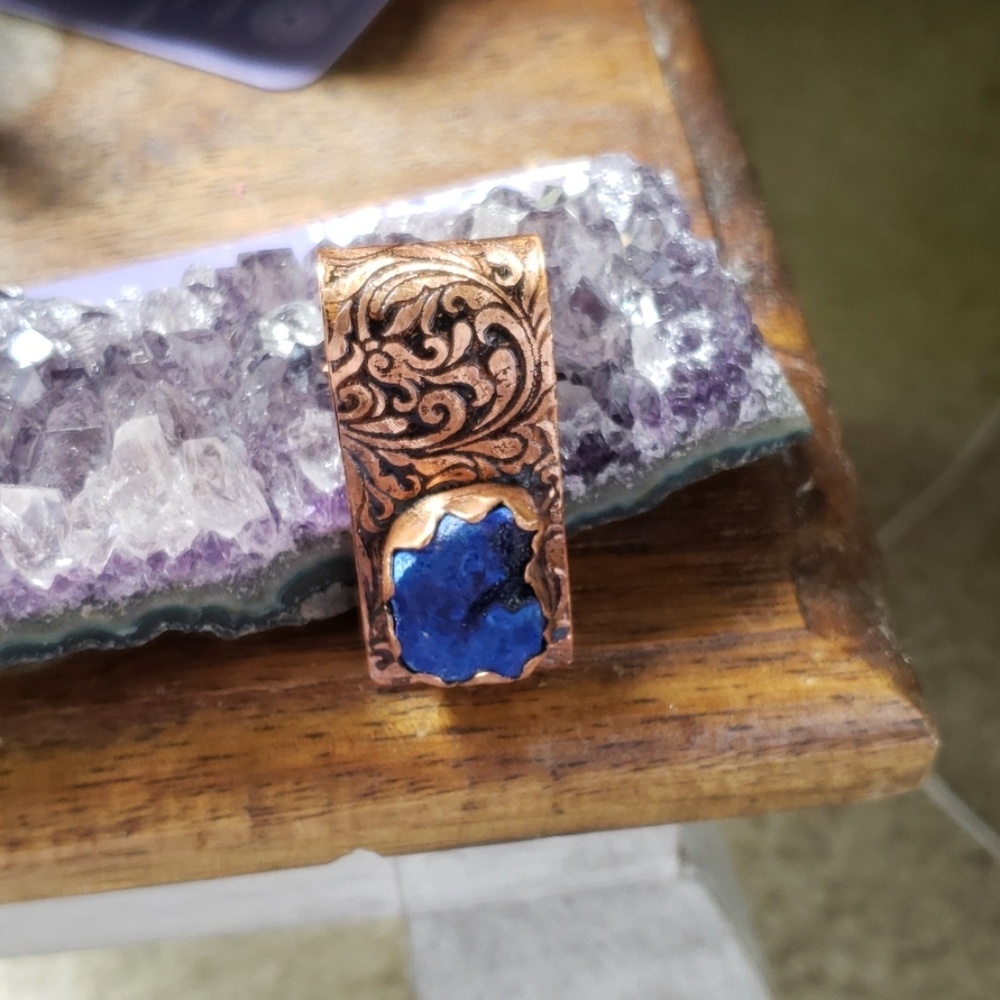 Azurite pendant